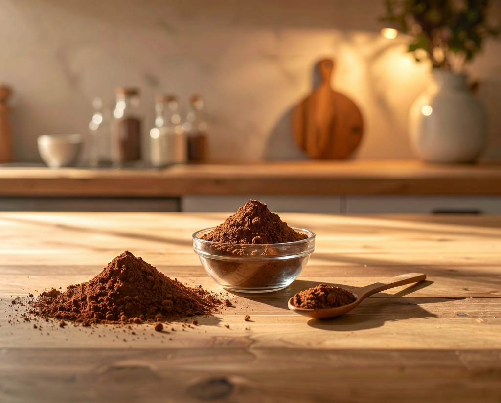 Zuckerfreie Bio-Trinkschokolade mit Koffein