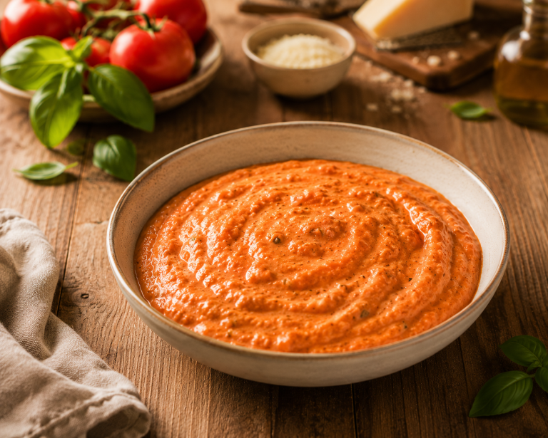 Tomaten ricotta sauce