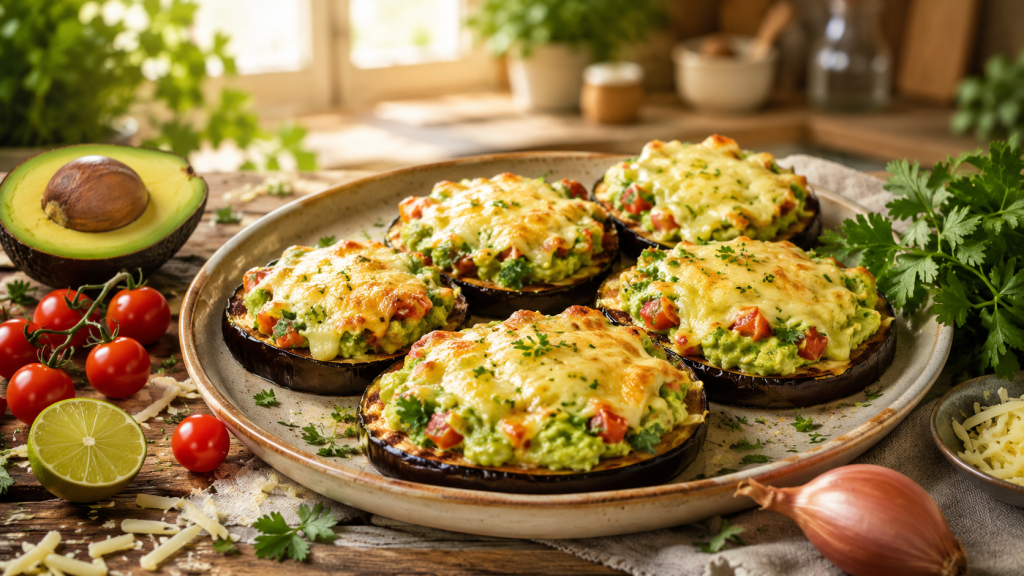 Aubergine guacamole