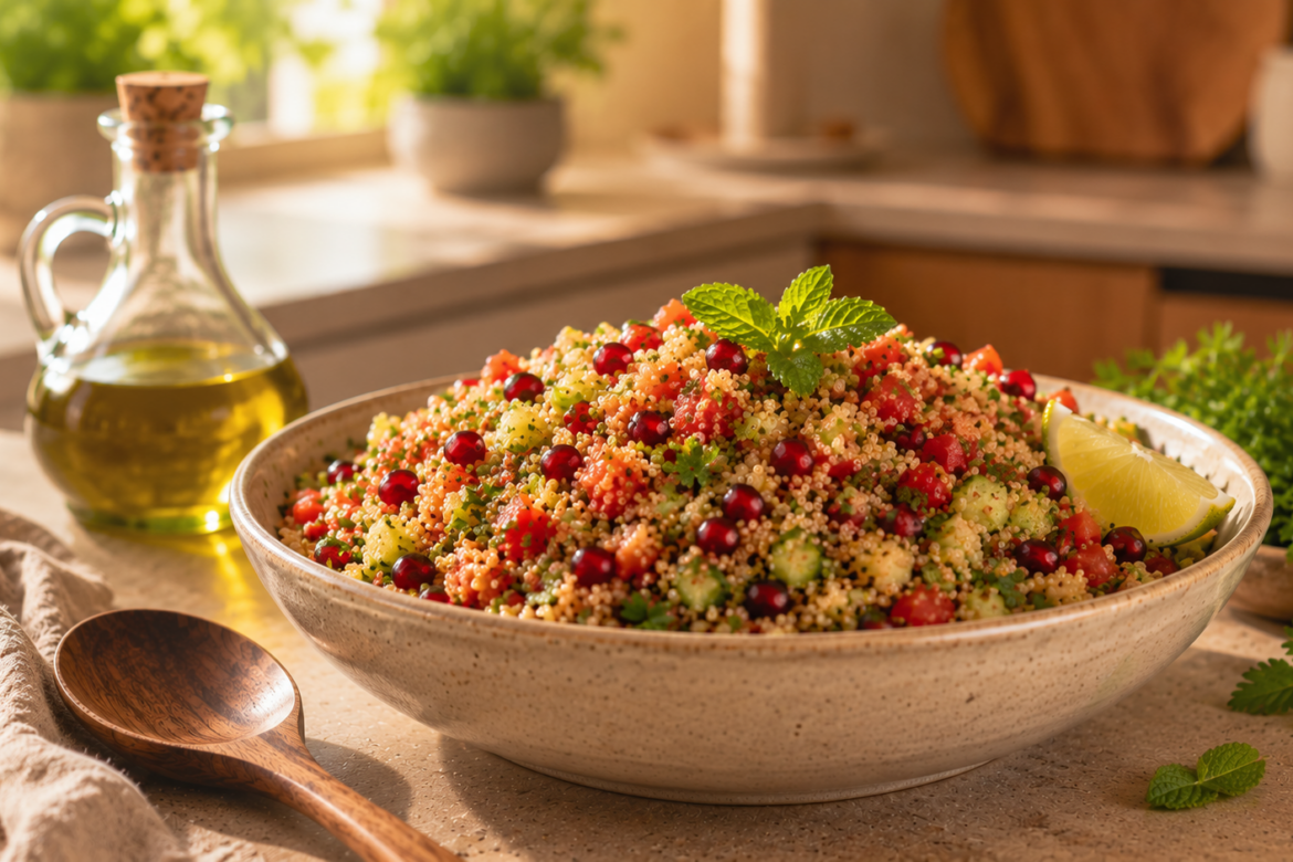 Glutenfreier Quinoa Kisir